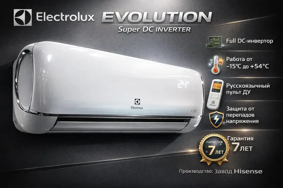 Кондиционер Electrolux Evolution Super DC Inverter